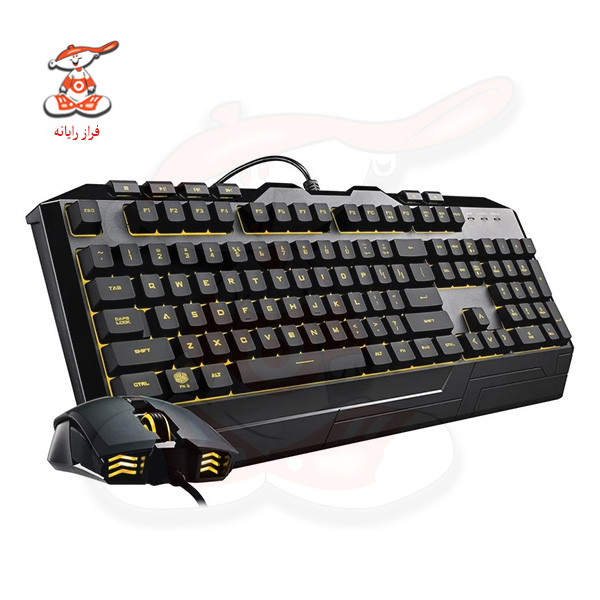 کیبورد و ماوس گیمینگ کولر مستر مدل Devastator 3