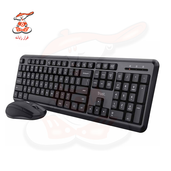 ماوس و کیبورد بی سیم تراست مدل  Ody Silent
